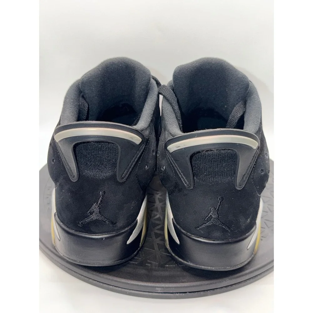 Jordan 6 Retro Low Chrome Black Metallic Silver 304401-003 Mens Size 8.5 2015